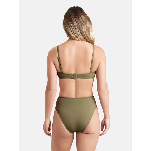 Vergara Women's and Women's Plus Balconette Unerwire Bra Bikini Tops